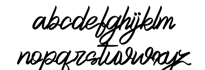 Eastblue Font LOWERCASE