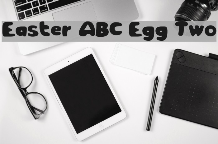 Easter ABC Egg Two Font examples