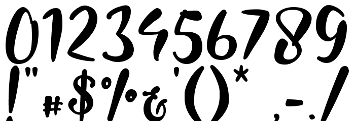 Easter Bunny - Personal Use Font OTHER CHARS