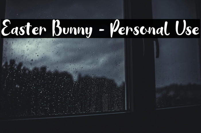 Easter Bunny - Personal Use Example 1