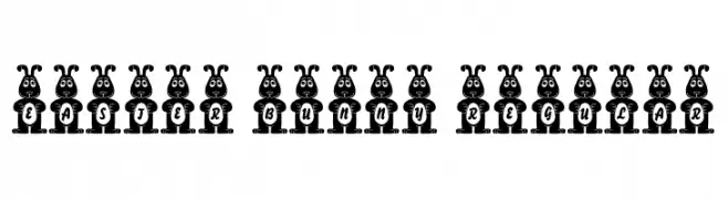Easter Bunny Regular  les polices de caractères gratuit tlcharger