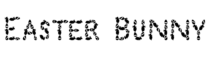 Easter Bunny Font