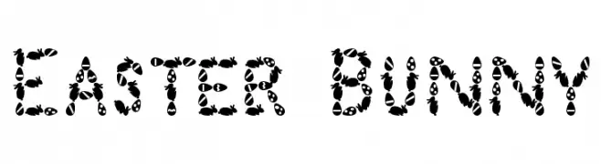 Easter Bunny  Frei Schriftart Herunterladen