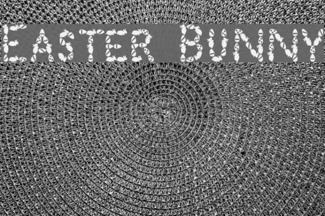 Easter Bunny Font examples