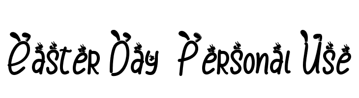 Easter Day - Personal Use  免费字体下载