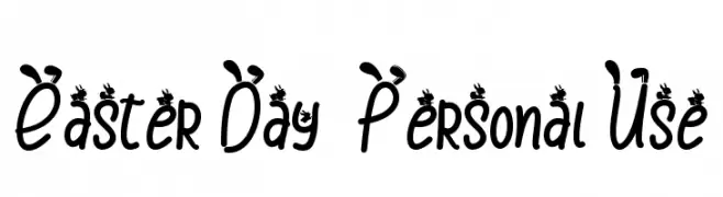 Easter Day - Personal Use  baixar fontes gratis