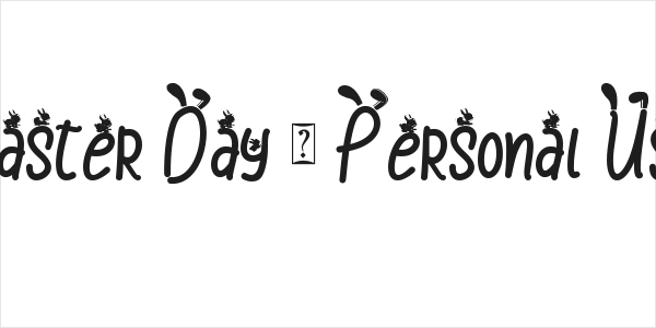 Easter Day - Personal Use Logo