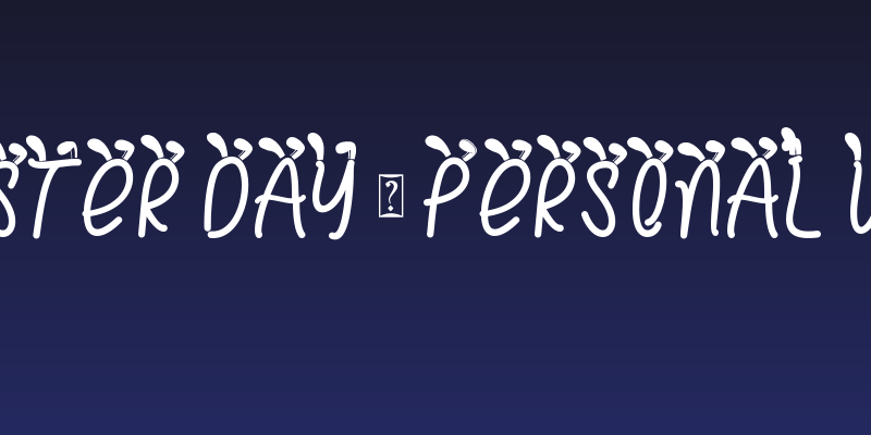 Easter Day - Personal Use Social Header