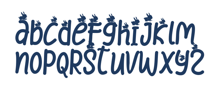 Easter Day - Personal Use Lowercase