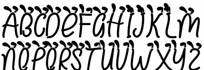 Easter Day Schriftart Groß