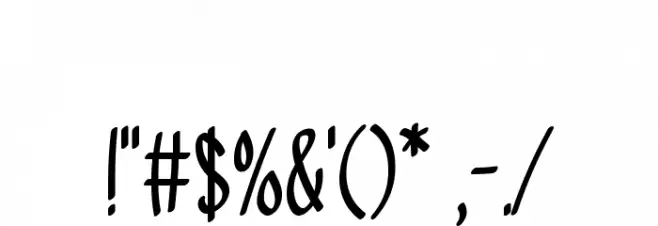 Easter Discover Font OTHER CHARS