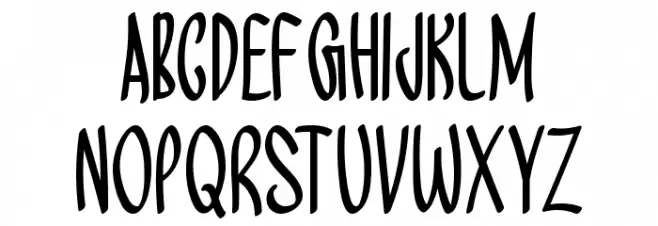 Easter Discover Font UPPERCASE