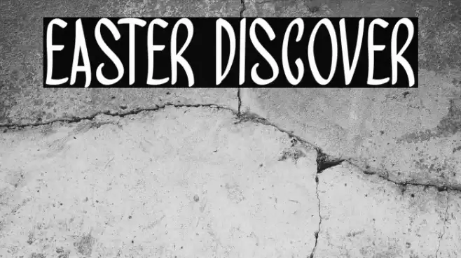 Easter Discover Font examples