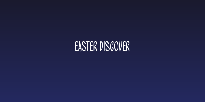 Easter Discover Social Header