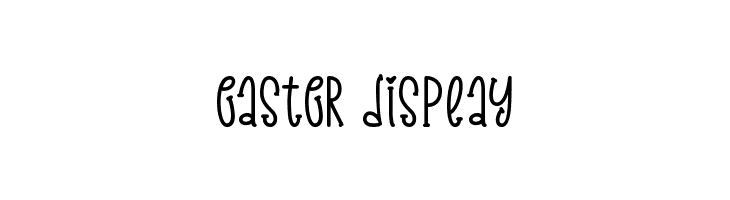 Easter Display फ़ॉन्ट