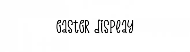Easter Display Font