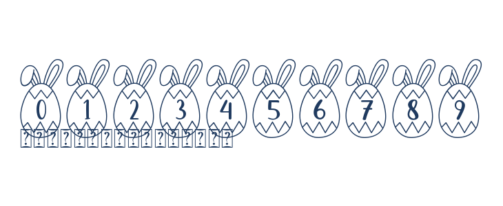 Easter Egg Monogram Other Characters