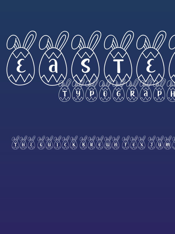 Easter Egg Monogram Poster
