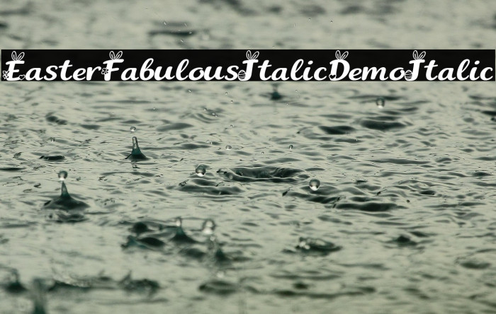 Easter Fabulous Italic Demo Italic Example 2