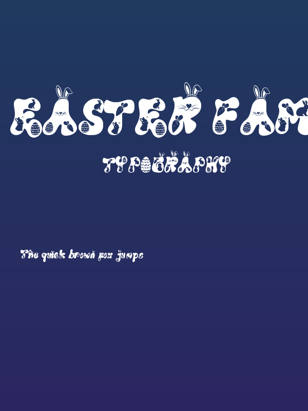 Easter Family Poster