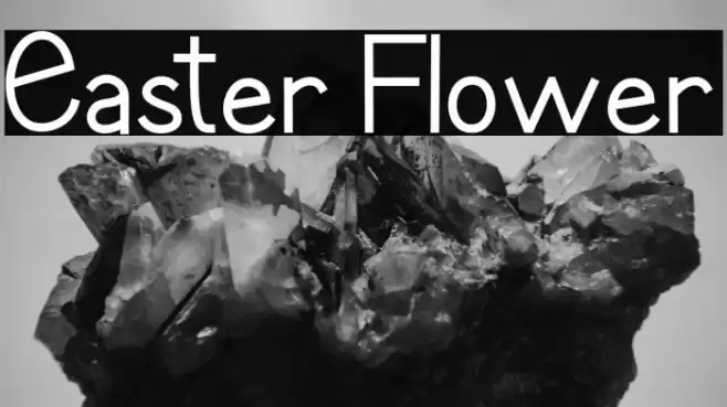 Easter Flower फ़ॉन्ट examples