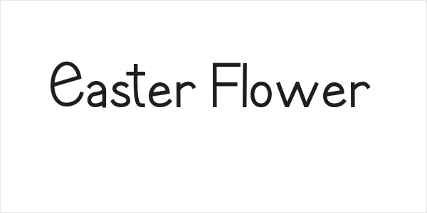 Easter Flower Logo