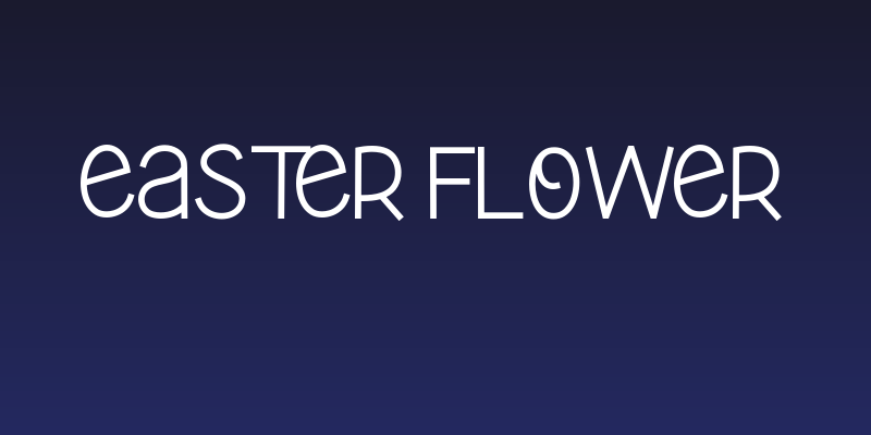 Easter Flower Social Header