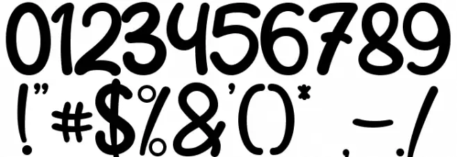 Easter Gift - Personal Use Font OTHER CHARS