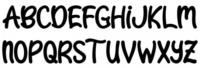 Easter Gift - Personal Use Schriftart Groß