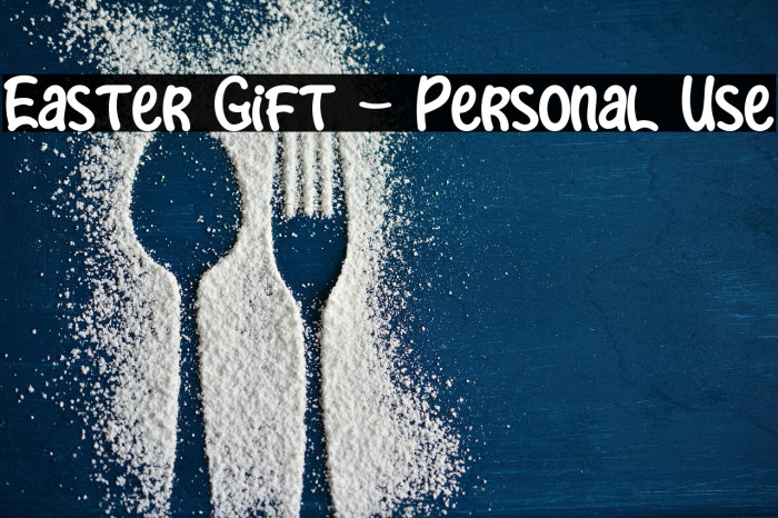 Easter Gift - Personal Use Example 1