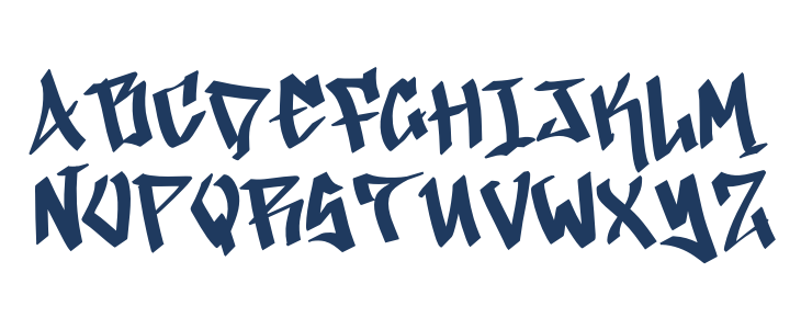 Easter Graffiti Demo Uppercase