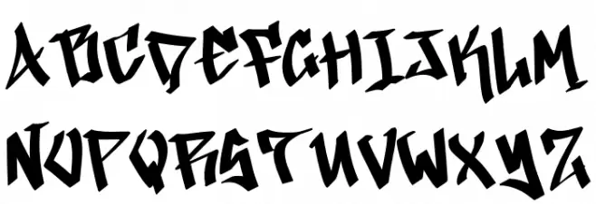 Easter Graffiti Demo خط أحرف كبيرة