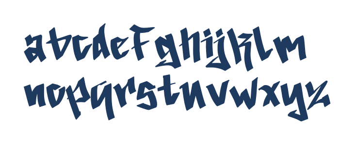 Easter Graffiti Demo Lowercase