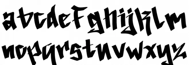 Easter Graffiti Demo خط أحرف صغيرة