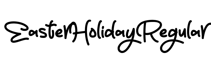 Easter Holiday Regular  नि: शुल्क फ़ॉन्ट्स डाउनलोड