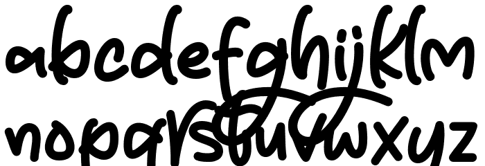 Easter Holiday Regular Font LOWERCASE