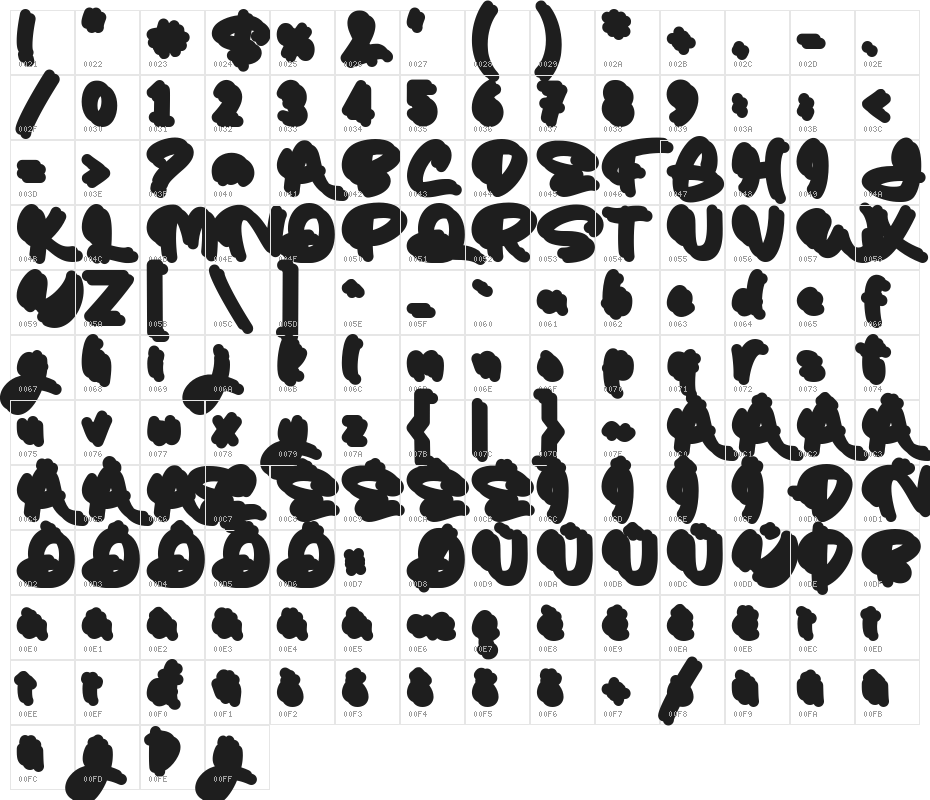 Easter Holiday Shadow Character Map