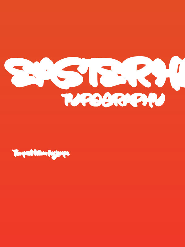 Easter Holiday Shadow Poster