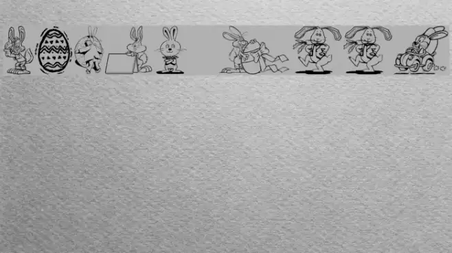 Easter Hoppy Font examples