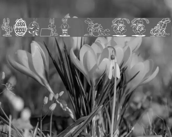 Easter Hoppy Font examples