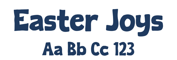 Easter Joys Font Preview
