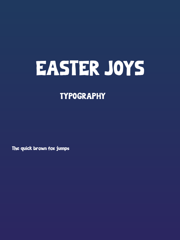 Easter Joys Poster