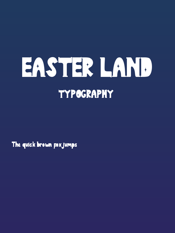 Easter Land Poster
