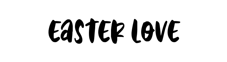 Easter Love  les polices de caractères gratuit tlcharger