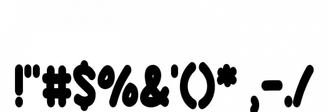 Easter Meadow フォント その他の文字