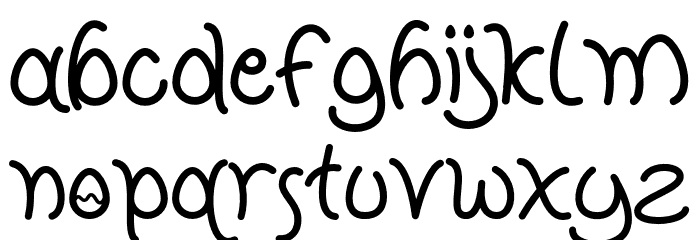 Easter Memory Font LOWERCASE