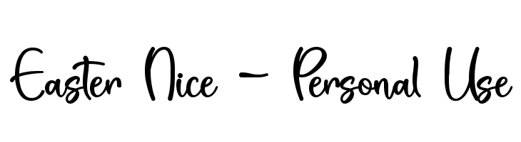 Easter Nice - Personal Use  font caratteri gratis