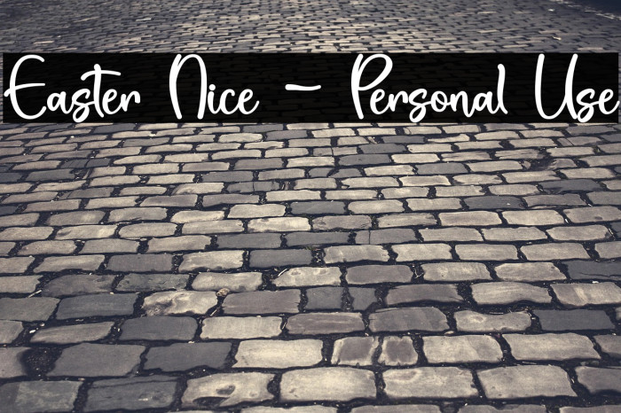 Easter Nice - Personal Use Example 2