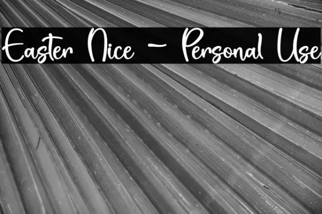 Easter Nice - Personal Use Example 3