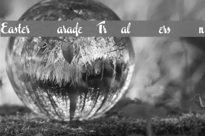 Easter Parade Trial Version Schriftart examples